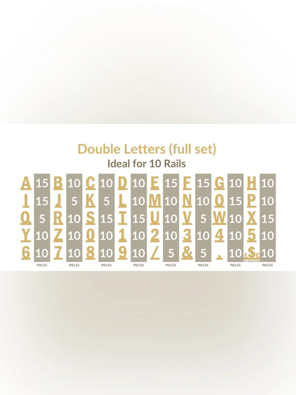 Wall Mounted Menu Rails - Picture 4 of 7